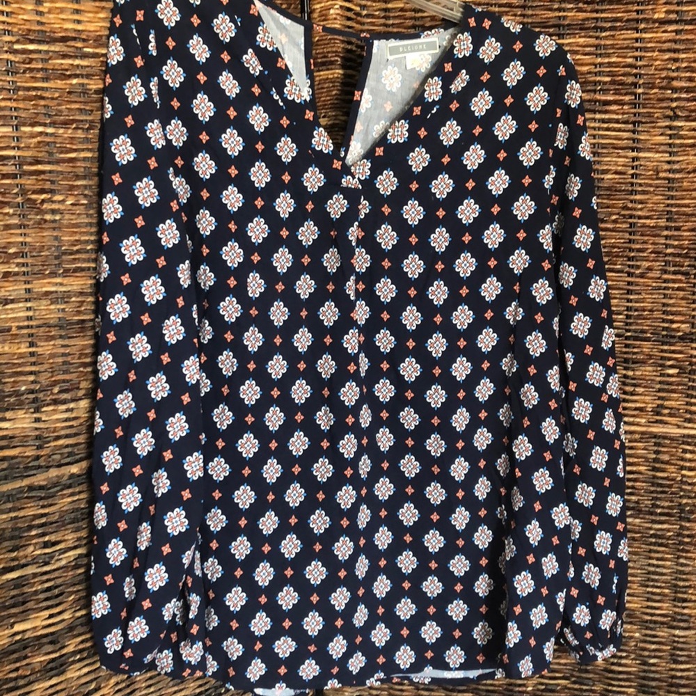 Pleione Medium Bohemian blue blouse
